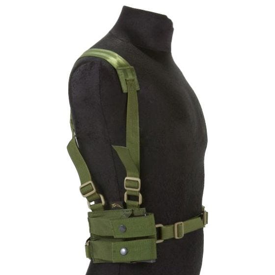 Flyye Holster d'épaule avec panneaux pour MOLLE Olive Drab