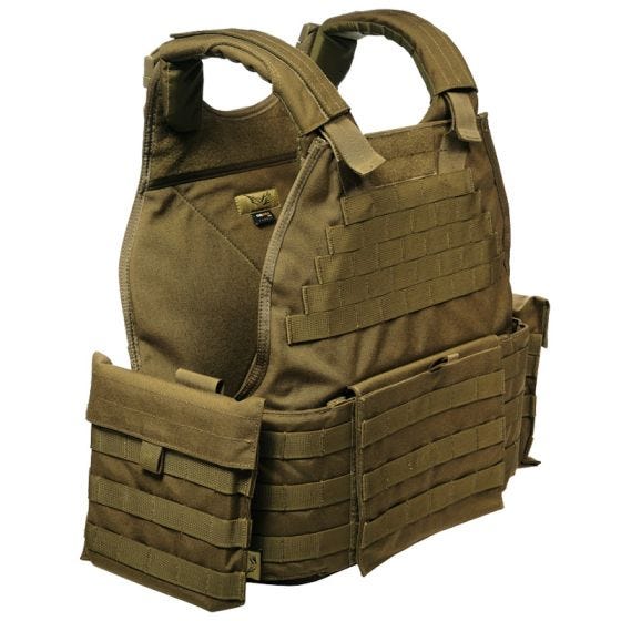 Flyye Gilet tactique MOLLE SPC Coyote Brown