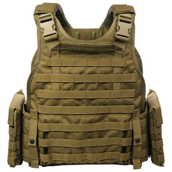Flyye Gilet tactique MOLLE SPC Coyote Brown