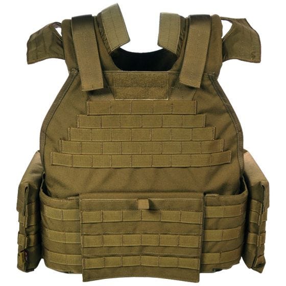 Flyye Gilet tactique MOLLE SPC Coyote Brown