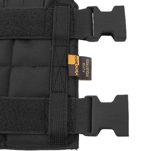 Flyye Plateforme de cuisse MOLLE Style noire