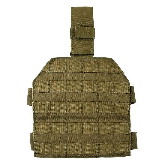 Flyye Plateforme de cuisse MOLLE Style Coyote Brown