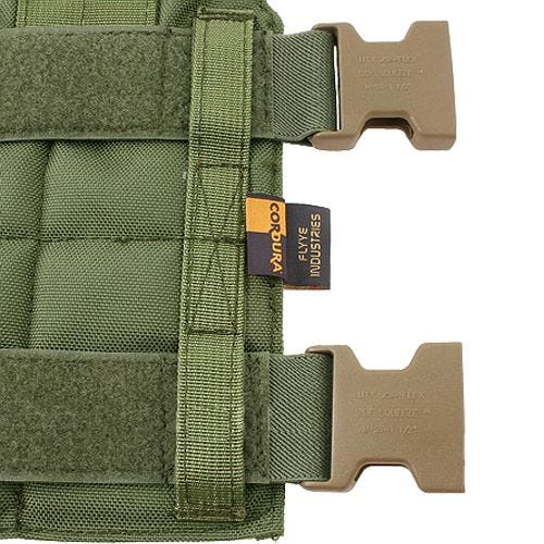 Flyye Plateforme de cuisse MOLLE Style Ranger Green