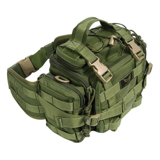 Flyye Sac banane Super Magic Olive Drab