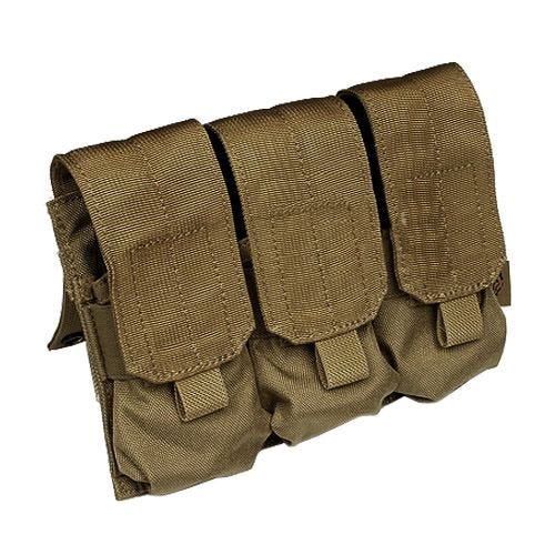 Flyee Porte-chargeur triple M4/M16 MOLLE Coyote Brown
