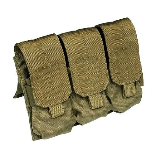Flyee Porte-chargeur triple M4/M16 MOLLE kaki