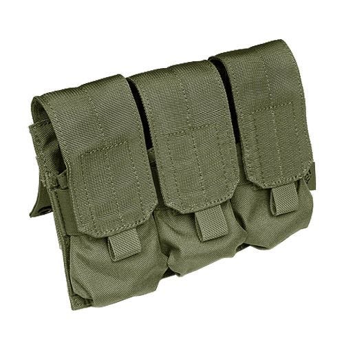 Flyee Porte-chargeur triple M4/M16 MOLLE Ranger Green