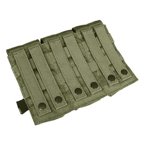 Flyee Porte-chargeur triple M4/M16 MOLLE Ranger Green