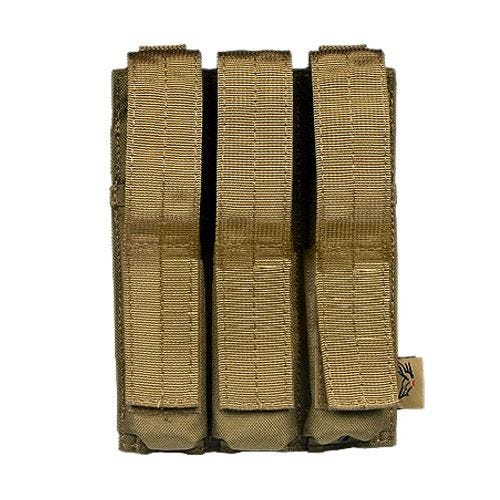 Flyee Porte-chargeur triple MP5 MOLLE Coyote Brown