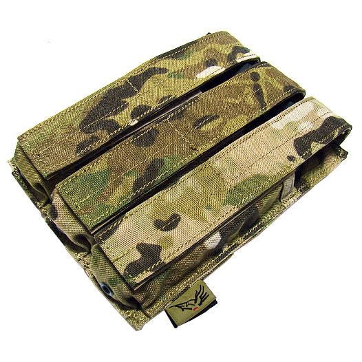 Flyee Porte-chargeur triple MP5 MOLLE MultiCam