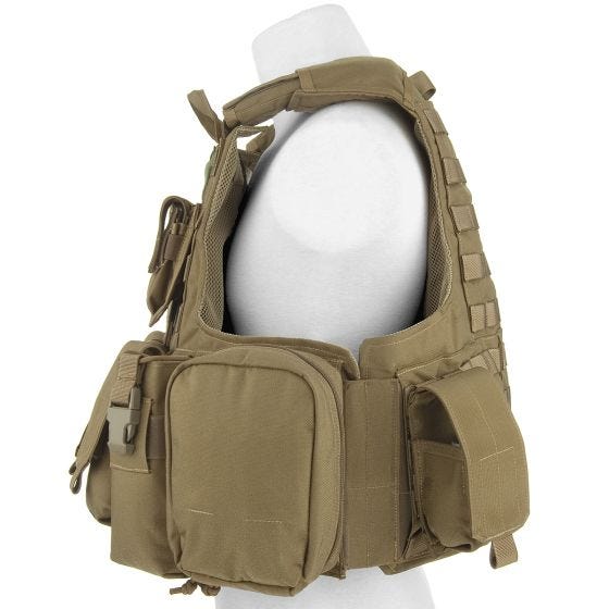Flyye Gilet tactique Force Recon avec poches ver. Mar kaki