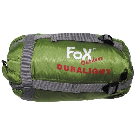 Fox Outdoor Sac de couchage Duralight OD Green/noir