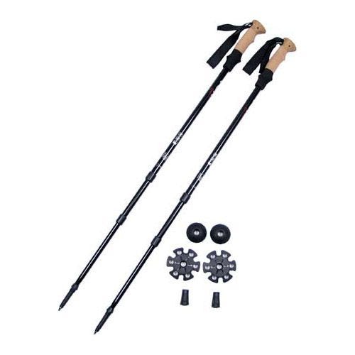 Fox Outdoor Bâtons de randonnée professionnels en aluminium