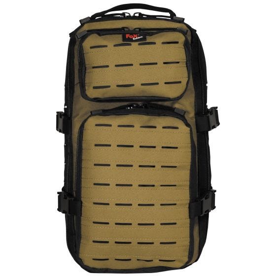 Fox Outdoor Sac à dos Assault-Travel noir/Coyote