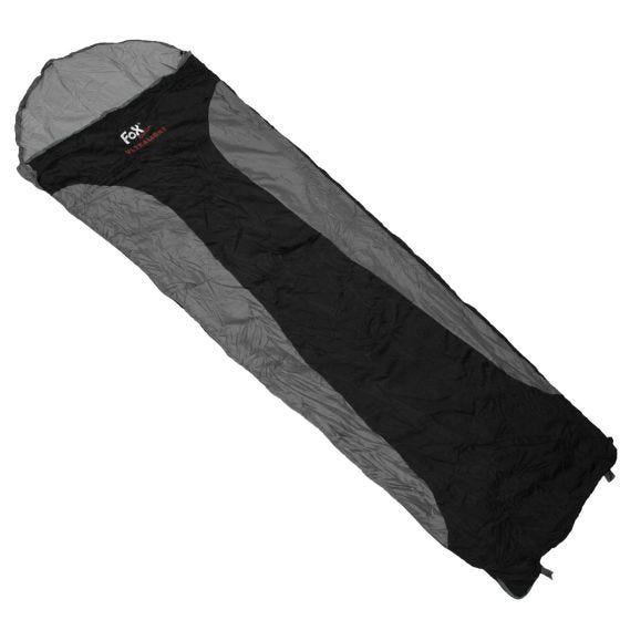 Fox Outdoor Sac de couchage Ultralight noir/gris