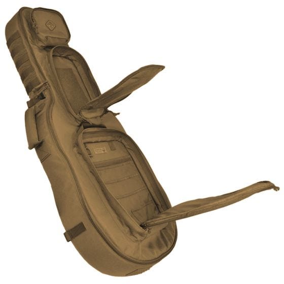 Hazard 4 Fourreau à fusil rembourré Battle Axe en forme de guitare Coyote
