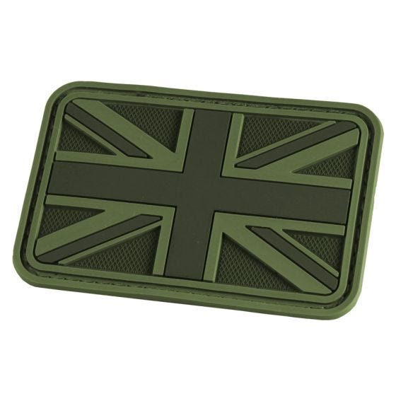 Hazard 4 Écusson 3D drapeau du Royaume-Uni OD Green
