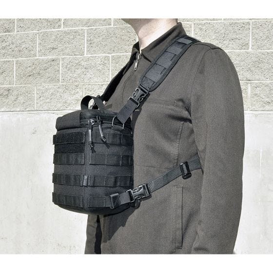 Hazard 4 Sacoche pour appareil photo reflex Forward Observer à passants MOLLE noir