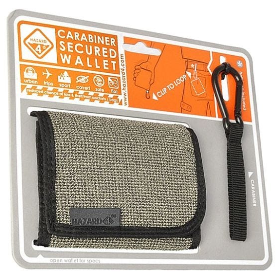 Hazard 4 Portefeuille Mil-Wafer à mousqueton Kevlar