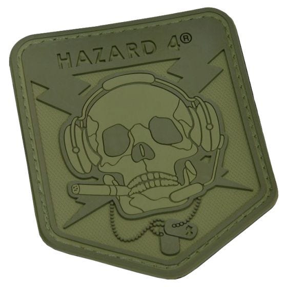 Hazard 4 Écusson 3D à tête de mort OD Green