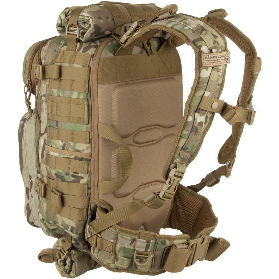 Hazard 4 Sac à dos Overwatch avec poche déroulable pour fusil MultiCam