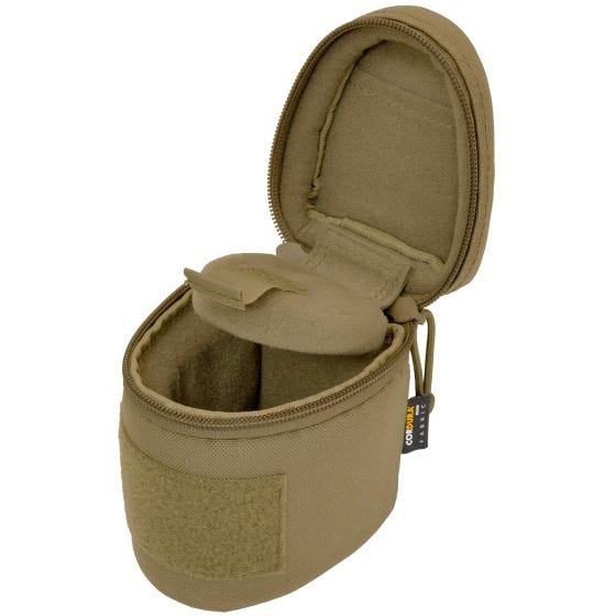 Hazard 4 Petit étui pour objectif Jelly Roll rembourré/MOLLE Coyote