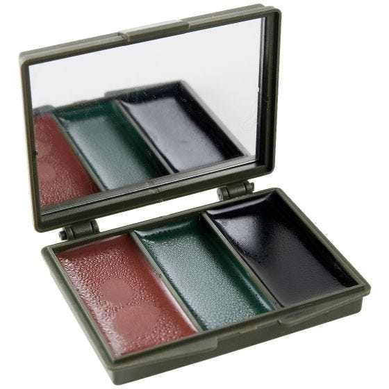 Helikon Maquillage de camouflage 3 couleurs pour le visage/avec miroir