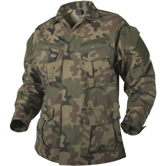 Helikon T-shirt SFU NEXT en polycoton Ripstop PL Woodland
