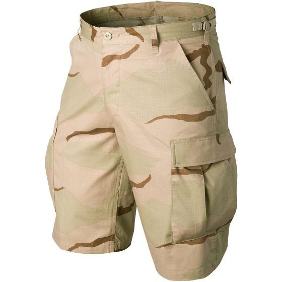 Helikon Véritable short BDU en coton Ripstop Desert tricolore