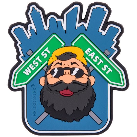 Helikon Écusson Beardman Urban bleu