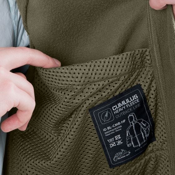 Helikon Veste en polaire Cumulus Taiga Green