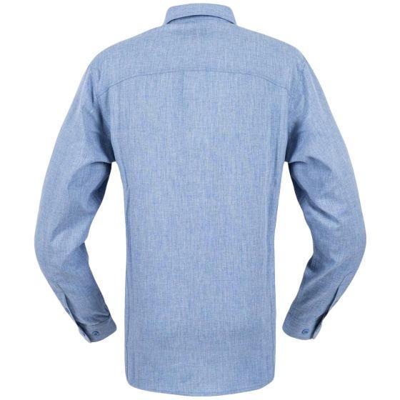 Helikon Chemise Defender Mk2 Gentleman à manches longues chinée bleu clair