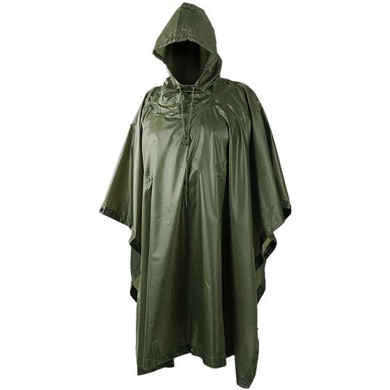Helikon Poncho en Ripstop imperméable vert olive