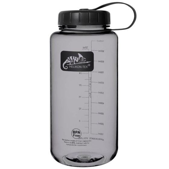 Helikon Gourde Tritan 1 litre à goulot large smoke