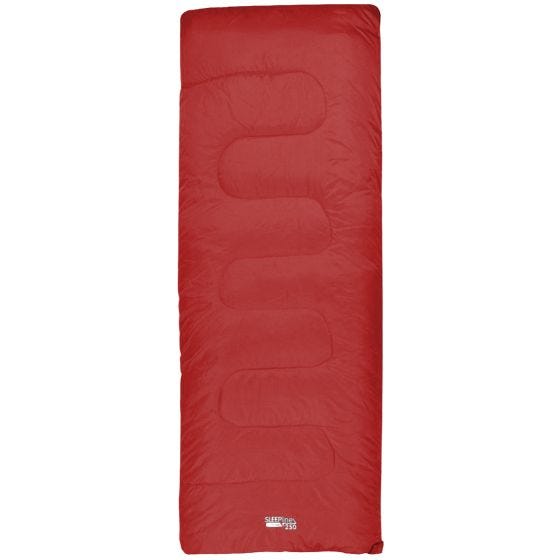 Highlander Sac de couchage rectangulaire Sleepline 250 rouge