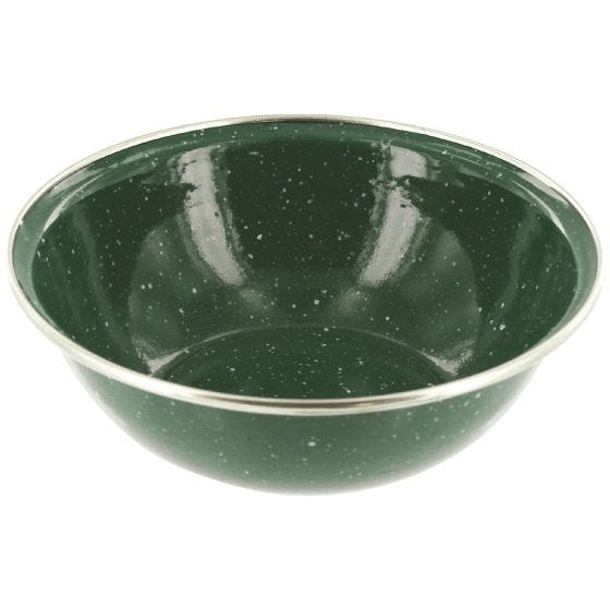 Highlander Bol émaillé Deluxe vert