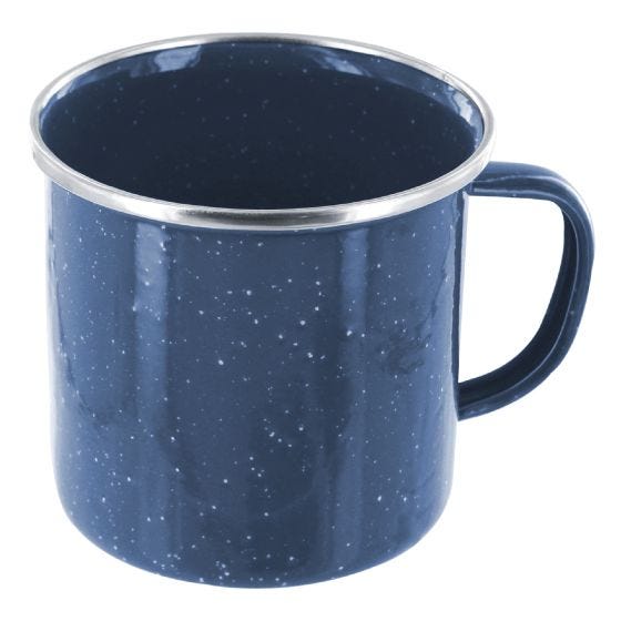 Highlander Tasse émaillée Deluxe Navy Blue