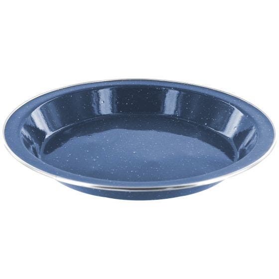 Highlander Assiette émaillée Deluxe Navy Blue
