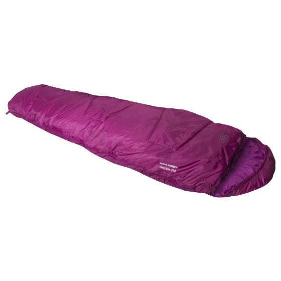 Highlander Sac de couchage sarcophage Sleepline 250 rose