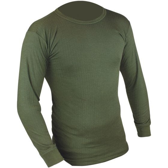Highlander Maillot de corps thermique à manches longues vert olive