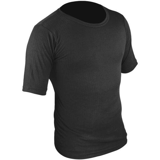Highlander Maillot de corps thermique à manches courtes noir