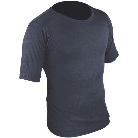 Highlander Maillot de corps thermique à manches courtes Navy