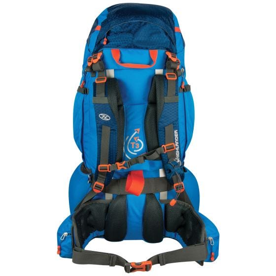 Highlander Sac à dos Ben Nevis 65L bleu