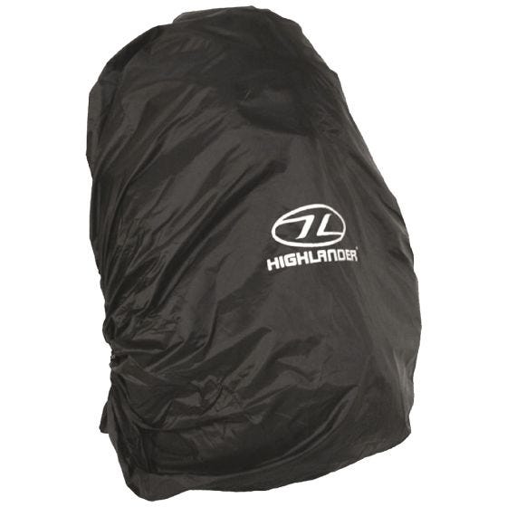 Highlander Housse de protection imperméable taille S pour sac à dos noire