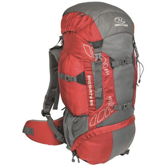 Highlander Sac à dos Discovery 65 rouge