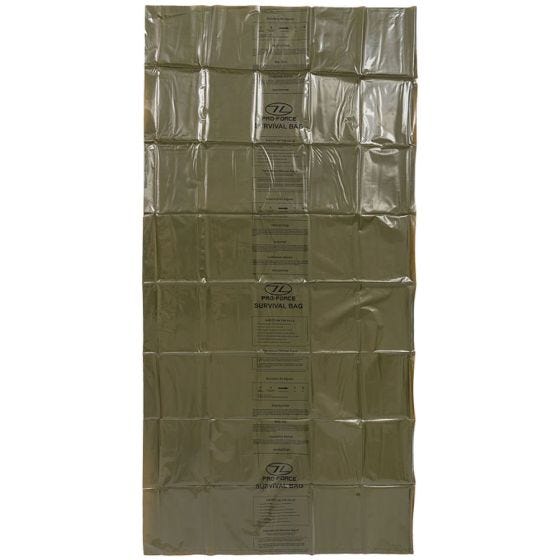 Highlander Sac de bivouac d'urgence vert olive