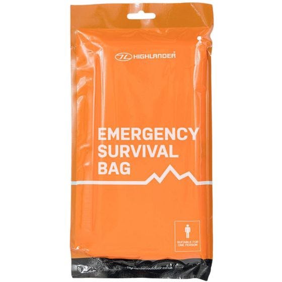 Highlander Sac de bivouac d'urgence orange