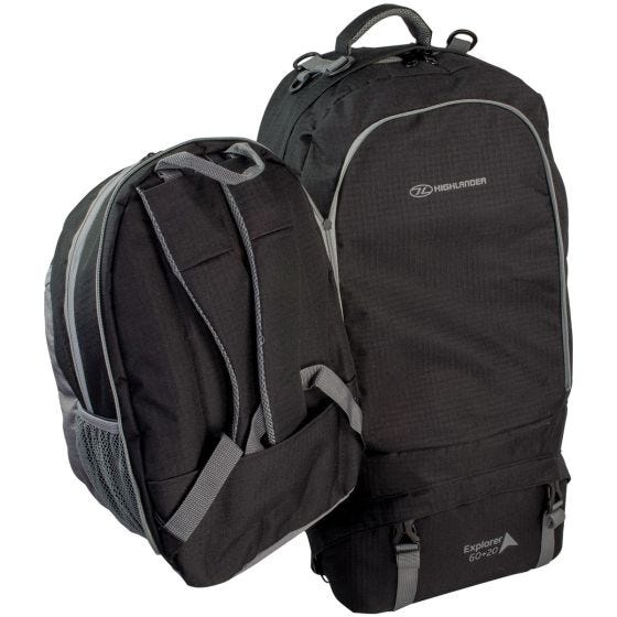 Highlander Sac à dos X-Plorer 60+20 L noir