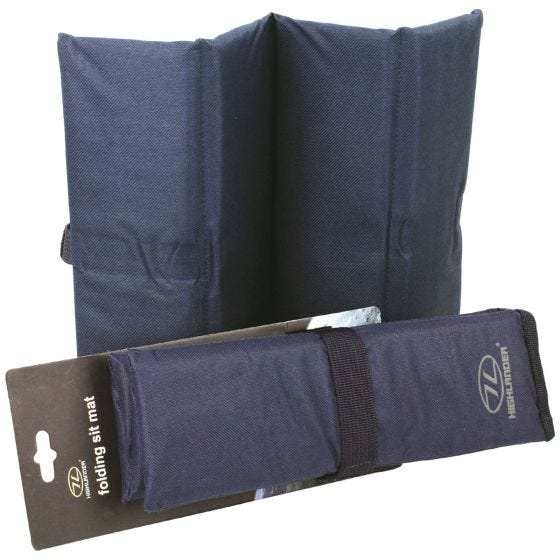 Highlander Coussin d'assise pliant bleu