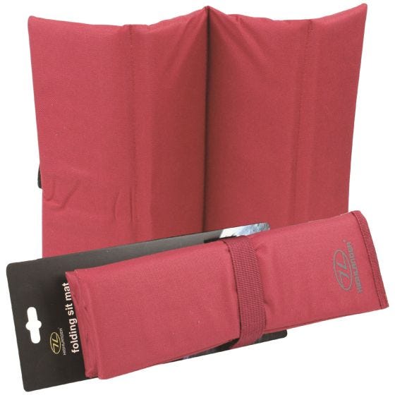 Highlander Coussin d'assise pliant rouge